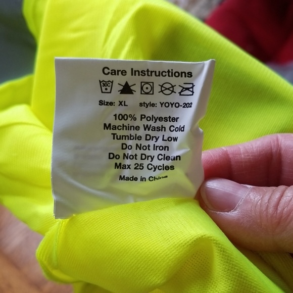 *Last One * NWOT Authentic Mercedes-Benz Neon Safety Vest - Picture 6 of 8